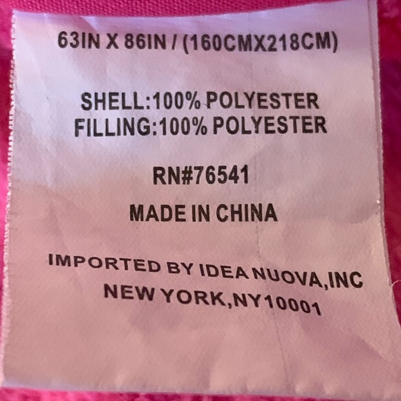 Pink Twin Bedspread & Pillow Cover Second One FREE -See Details - Picture 6 of 6